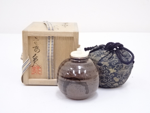 道具 ] - 道具 京焼 笹田仁史造 白玉文琳写茶入 □z | ネットショップ